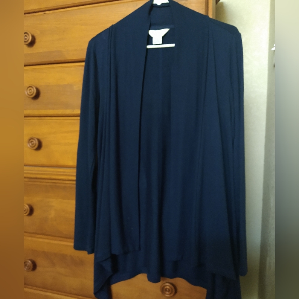 Navy Liz Claiborne cardigan